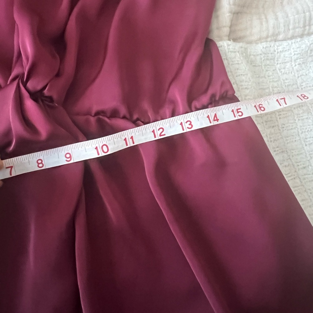 Ramy Brook Burgundy Backless Knot-Front Halter Dress - Picture 10 of 11